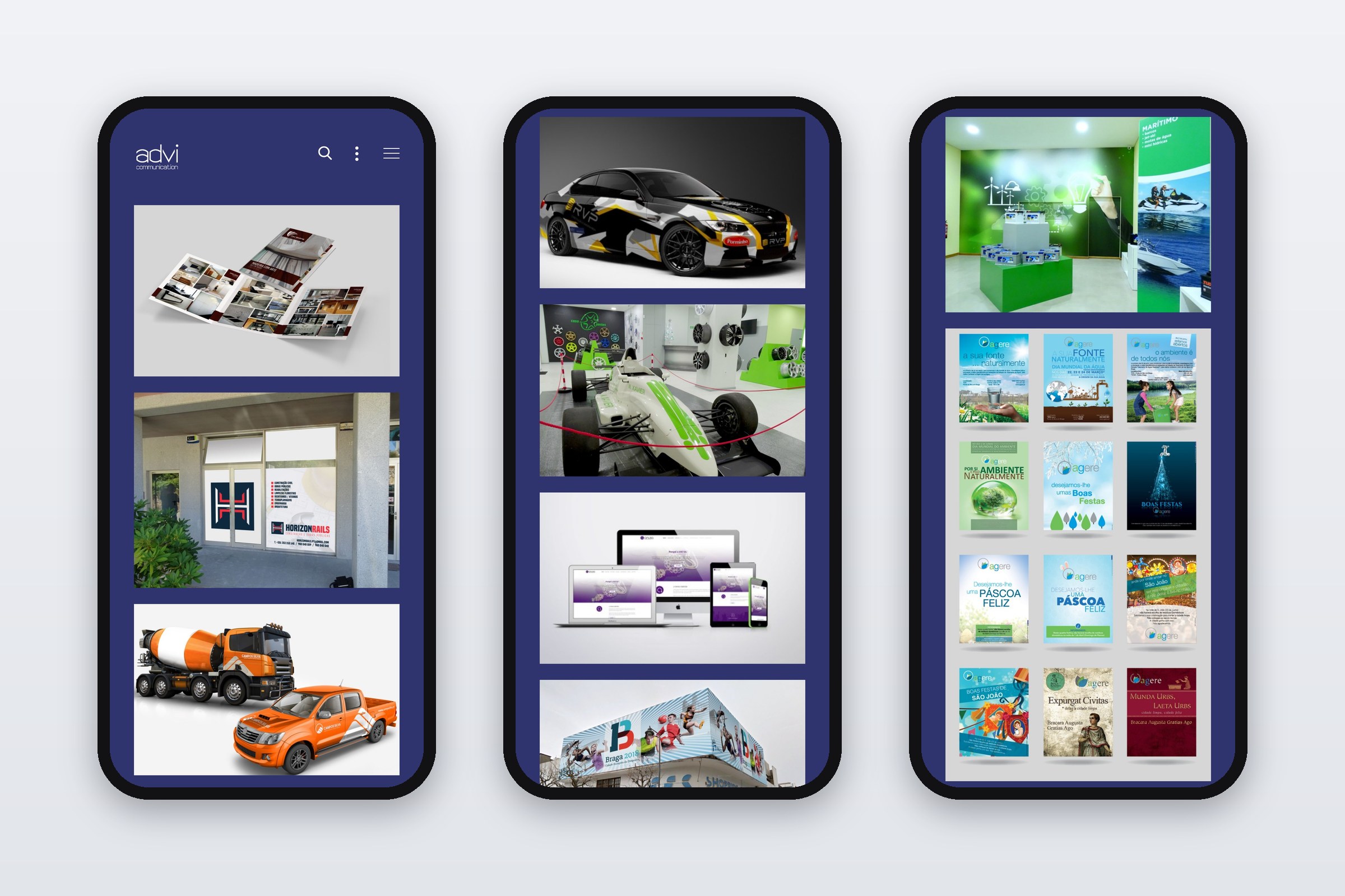 advi — site em telemóvel