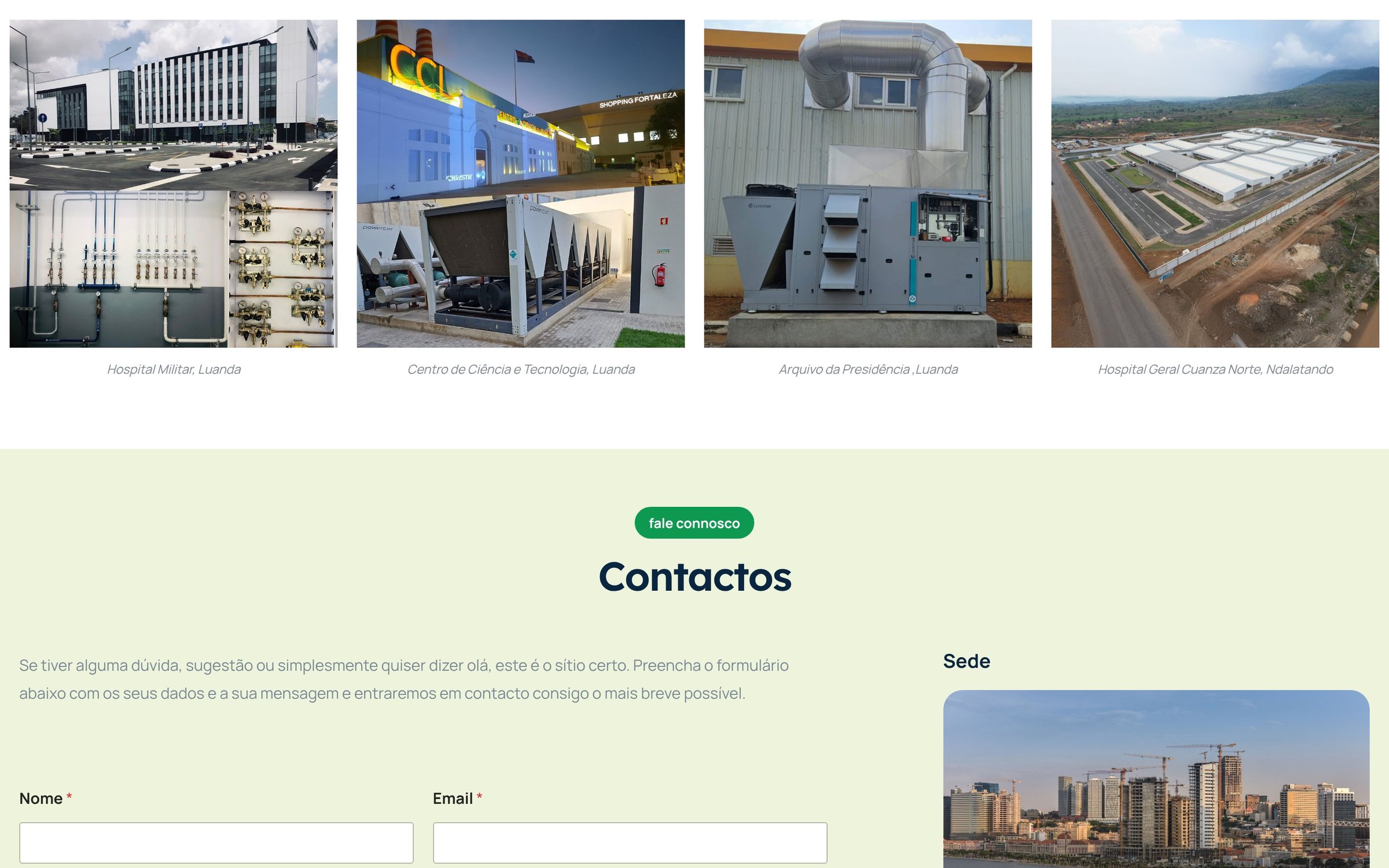 Dayclima — secção do site