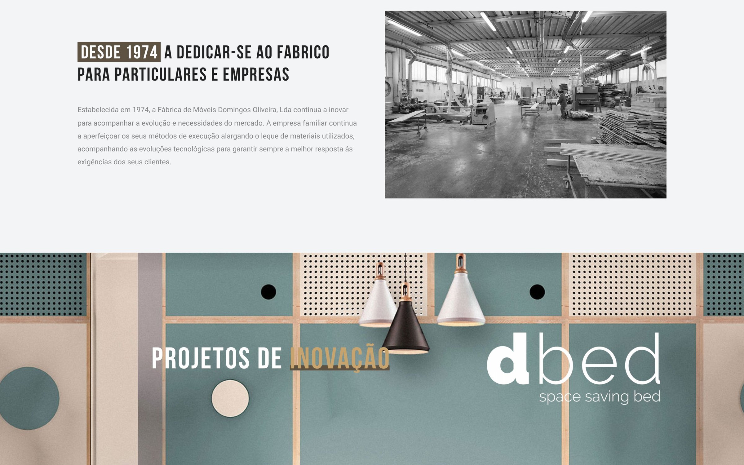 Domove — secção do site