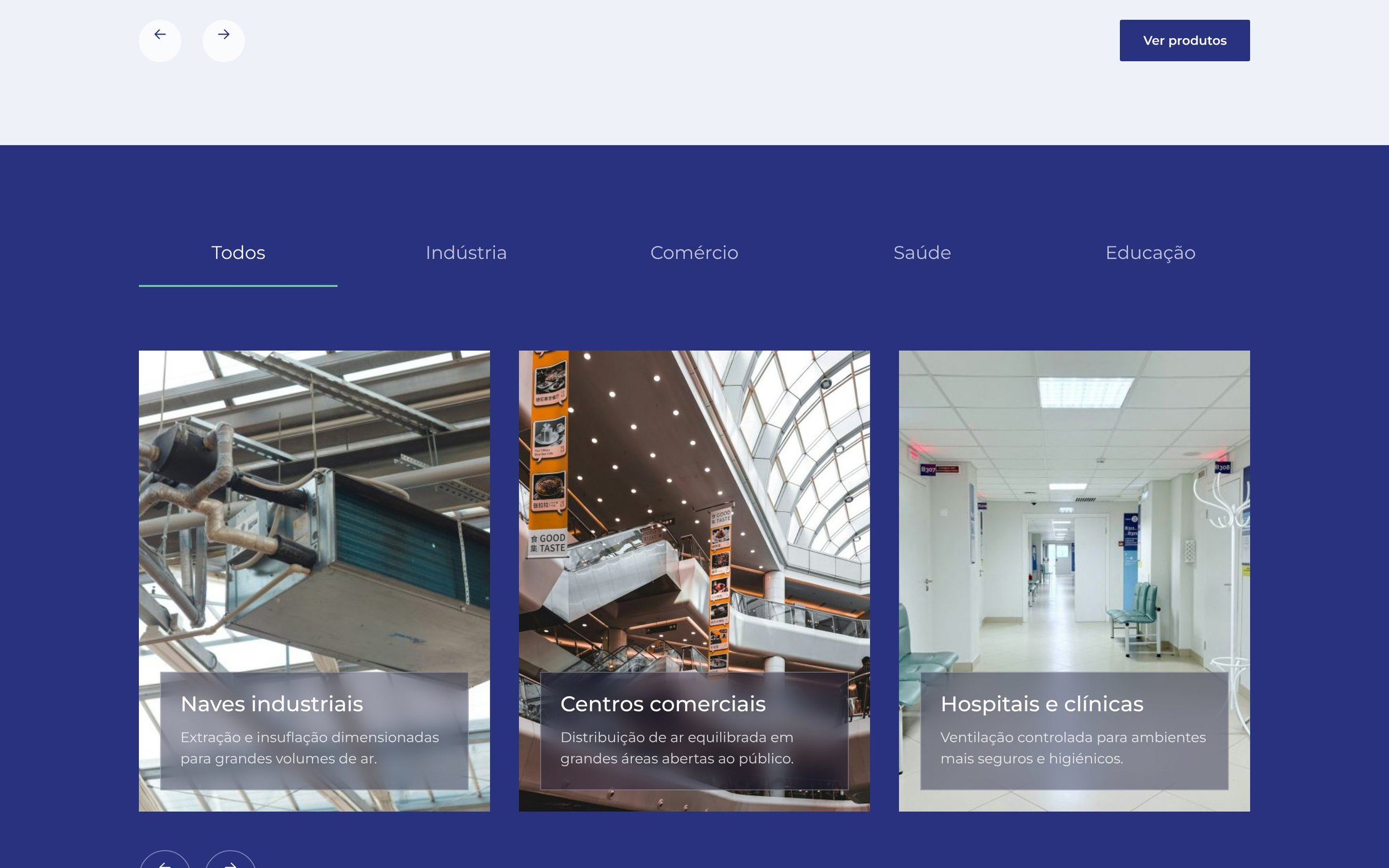 DuctSystems — secção do site
