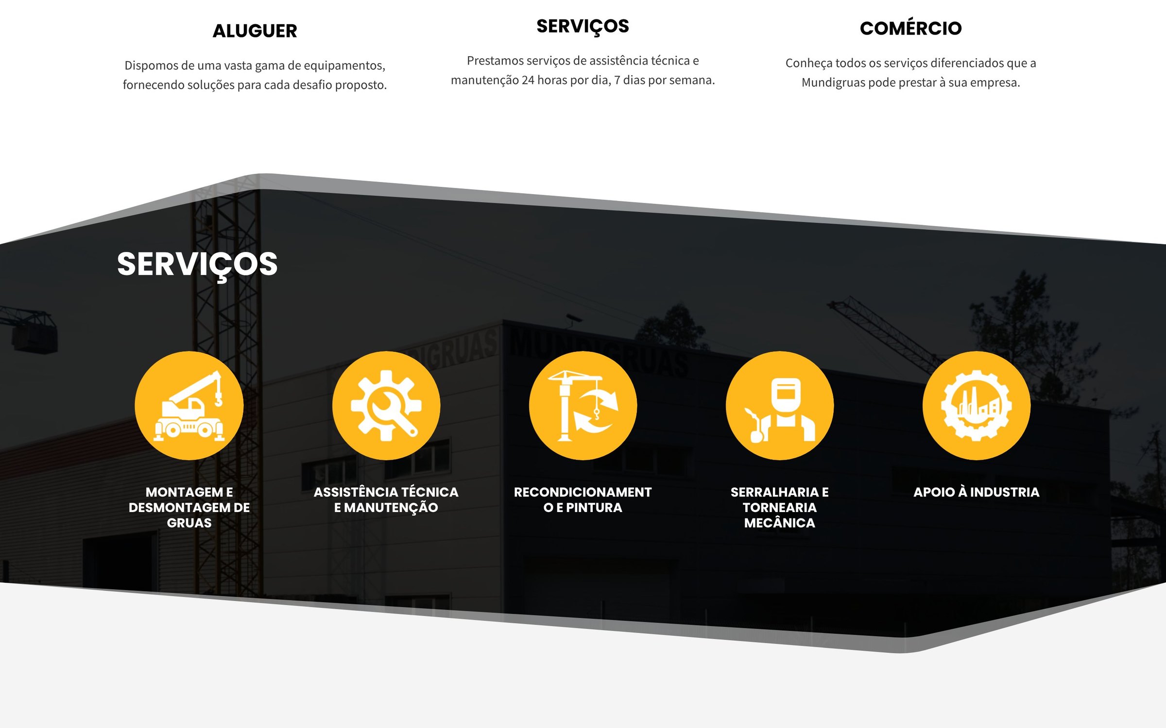 Mundigruas — secção do site