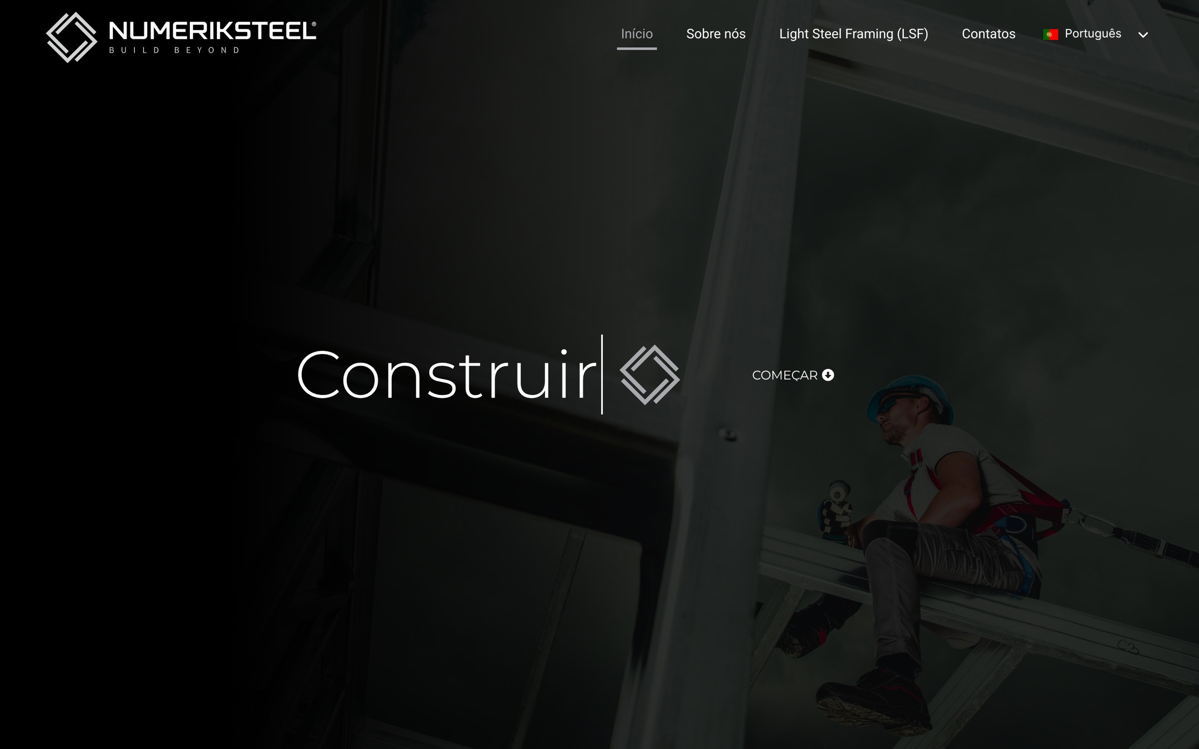 Numeriksteel — página inicial do site
