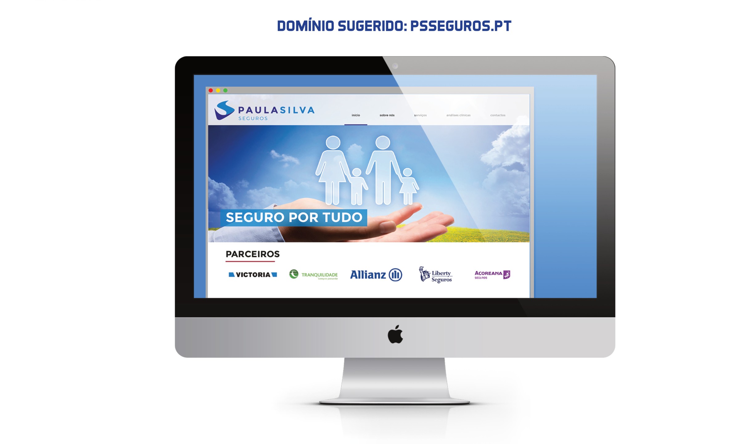 Paula Silva Seguros (2017) — proposta de site
