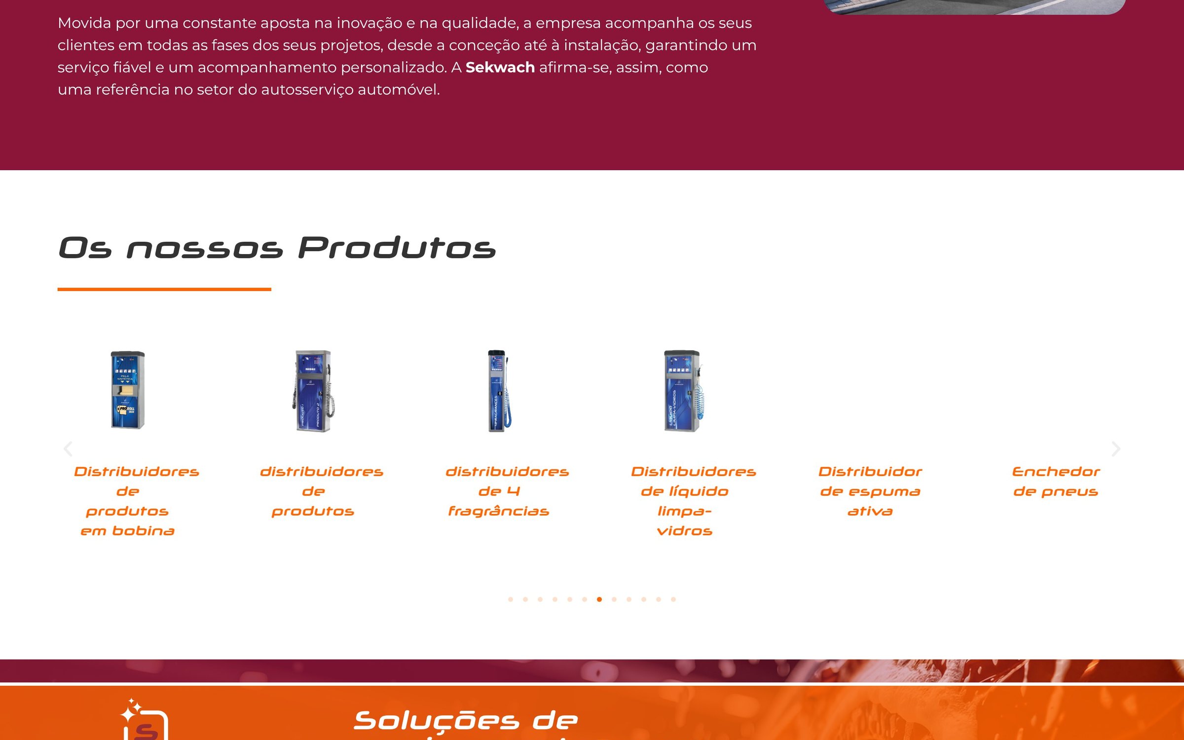 Sekwach — secção do site